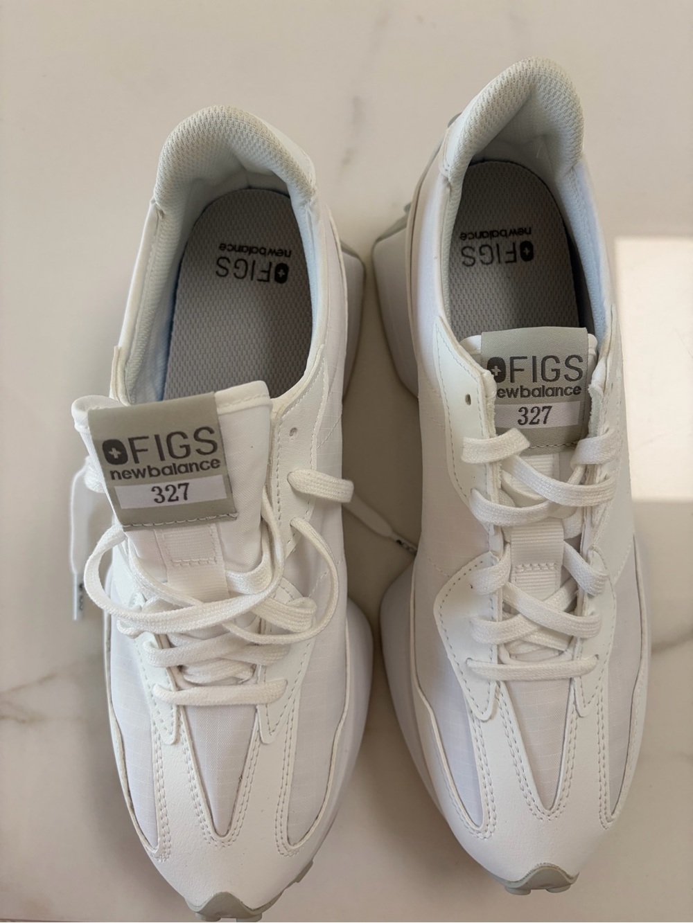 New Balance FIGS 327  women or men White Sneakers